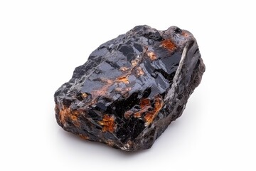 Mineral stone isolated on a white background