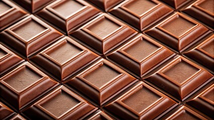 Close-up of delicious chocolate squares , chocolate, squares, close-up, sweet, dessert, cocoa, treat
