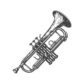 Trumpet Sketch Images – Browse 11,496 Stock Photos, Vectors