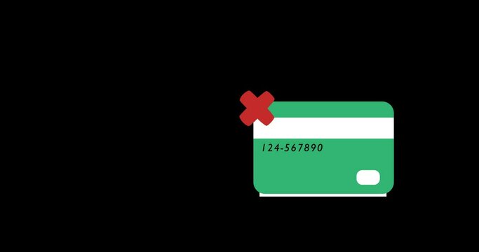 animated illustration of  Field transaction suitable for payment concept, exchange currency, electronic transactions and money transfer, Field contactless payments