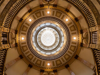Inside the Capitol dome