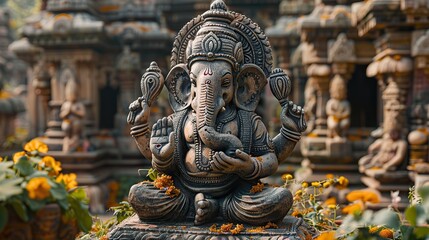 Fototapeta premium hindu mythology god ganesh.stock image