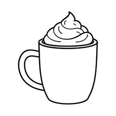 Drinks coloring pages for coloring book