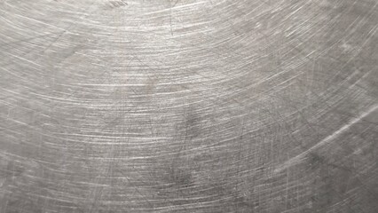 The table surface is made of stainless steel.