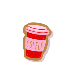 A paper planner Sticker coffee time 