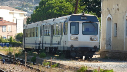 Fototapeta premium Train de Calvi - Haute Corse