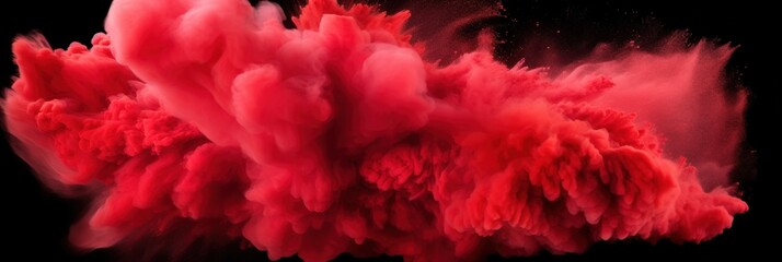Red Smoke Explosion