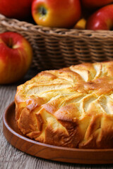 homemade apple pie for dessert