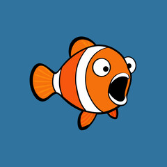 Fish cartoon vector