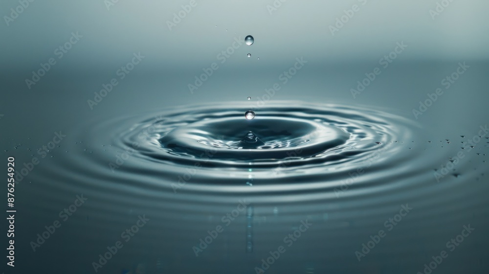 Canvas Prints Water Drop Ripples