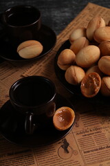 dessert, crunchy, nut, cup, product, bakery, sweet, cook, condensed milk, sugar, biscuit, breakfast, food, recipe, shortbread, culinary, group, nutrition, pastry