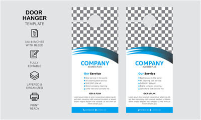 door hanger design template