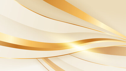 Gradient golden Realistic luxury background