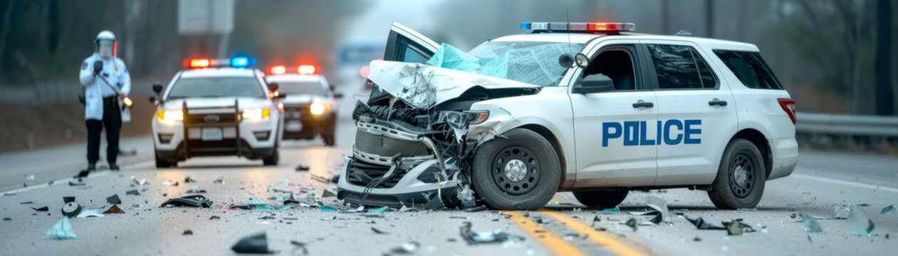 Devastating Highway Collision with Emergency Response Teams on Scene