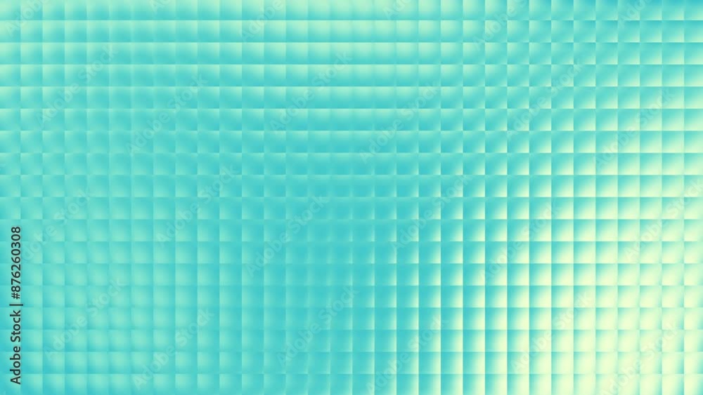 Poster Animated mosaic gradient , seamless loop background