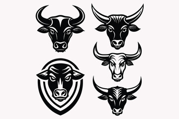 lineicons a set of beautifully crafted bull icon.eps