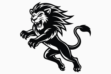 Minimalist draw a simple jumping angry.eps