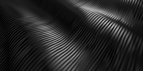 Black carbon fiber background seamless texture