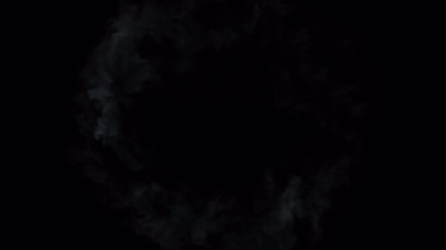 Blue Shockwave Explosion VFX Overlay with Alpha Channel 05