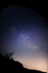 Naklejka premium milky way