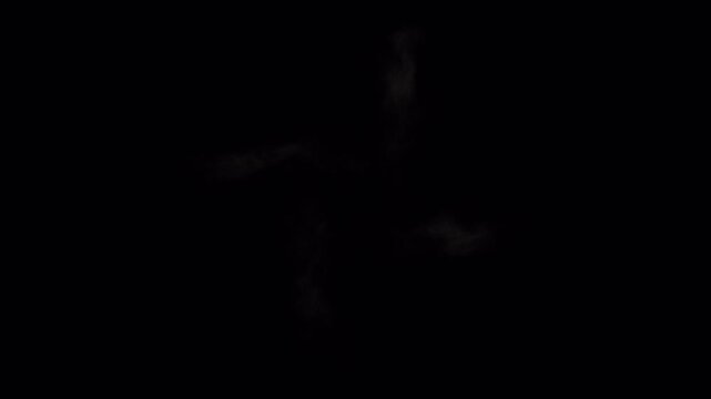 Fiery Shockwave Explosion VFX Overlay with Alpha Channel 4k 06