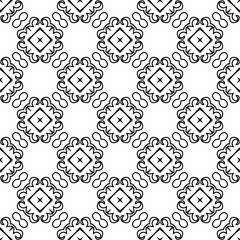 Abstract shapes.Patterns from lines.White wallpaper. Vector graphics for design, textile, decoration, cover, wallpaper, web background, wrapping paper, fabric, packaging. Repeating pattern.
