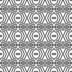 Abstract shapes.Patterns from lines.White wallpaper. Vector graphics for design, textile, decoration, cover, wallpaper, web background, wrapping paper, fabric, packaging. Repeating pattern.