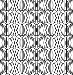 Abstract shapes.Patterns from lines.White wallpaper. Vector graphics for design, textile, decoration, cover, wallpaper, web background, wrapping paper, fabric, packaging. Repeating pattern.