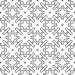 Abstract shapes.Patterns from lines.White wallpaper. Vector graphics for design, textile, decoration, cover, wallpaper, web background, wrapping paper, fabric, packaging. Repeating pattern.