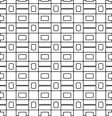 Abstract shapes.Patterns from lines.White wallpaper. Vector graphics for design, textile, decoration, cover, wallpaper, web background, wrapping paper, fabric, packaging. Repeating pattern.