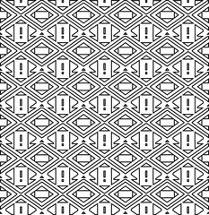Abstract shapes.Patterns from lines.White wallpaper. Vector graphics for design, textile, decoration, cover, wallpaper, web background, wrapping paper, fabric, packaging. Repeating pattern.