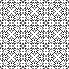 Abstract shapes.Patterns from lines.White wallpaper. Vector graphics for design, textile, decoration, cover, wallpaper, web background, wrapping paper, fabric, packaging. Repeating pattern.