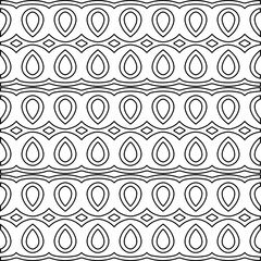Abstract shapes.Patterns from lines.White wallpaper. Vector graphics for design, textile, decoration, cover, wallpaper, web background, wrapping paper, fabric, packaging. Repeating pattern.
