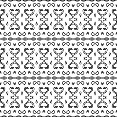 Abstract shapes.Patterns from lines.White wallpaper. Vector graphics for design, textile, decoration, cover, wallpaper, web background, wrapping paper, fabric, packaging. Repeating pattern.