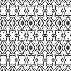 Abstract shapes.Patterns from lines.White wallpaper. Vector graphics for design, textile, decoration, cover, wallpaper, web background, wrapping paper, fabric, packaging. Repeating pattern.