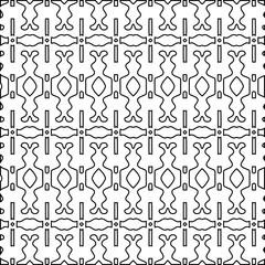 Abstract shapes.Patterns from lines.White wallpaper. Vector graphics for design, textile, decoration, cover, wallpaper, web background, wrapping paper, fabric, packaging. Repeating pattern.