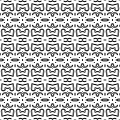 Abstract shapes.Patterns from lines.White wallpaper. Vector graphics for design, textile, decoration, cover, wallpaper, web background, wrapping paper, fabric, packaging. Repeating pattern.