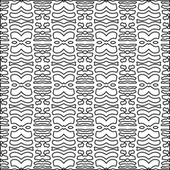 Abstract shapes.Patterns from lines.White wallpaper. Vector graphics for design, textile, decoration, cover, wallpaper, web background, wrapping paper, fabric, packaging. Repeating pattern.