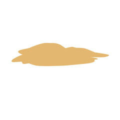 Pile of sand Vector illustration