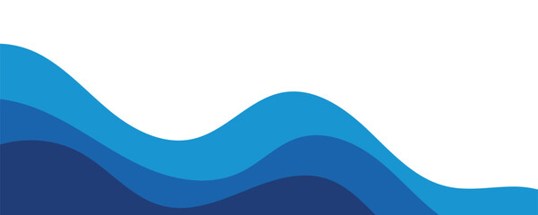 Sea waves layered vector background illustration and sea beach vector illustration.