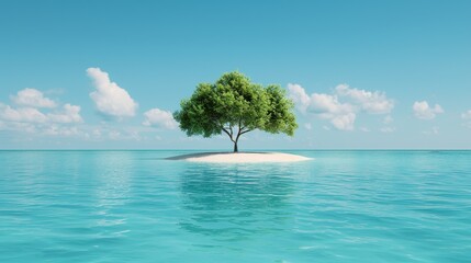 Obraz premium Capture the essence of surrealism with dreamscapes showcasing swirling clouds, floating islands, and landscapes that mesmerize. Clean and Clear Color, Realistic Photo, , Minimalism,