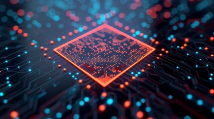 Explore the futuristic realm of scientific technology through abstract depictions of electrons and digital electron configurations. Clean and Clear Color, Realistic Photo, , Minimalism,