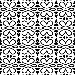 White background with black pattern. Seamless texture for fashion, textile design,  on wall paper, wrapping paper, fabrics and home decor. Simple repeat pattern.