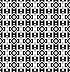 White background with black pattern. Seamless texture for fashion, textile design,  on wall paper, wrapping paper, fabrics and home decor. Simple repeat pattern.