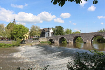 Die alte Lahnbrücke in Wetzlar
