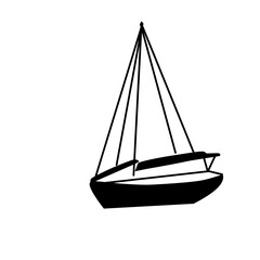 silhouette of a sailboat