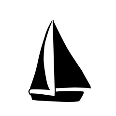 silhouette of a sailboat