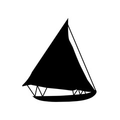 silhouette of a sailboat