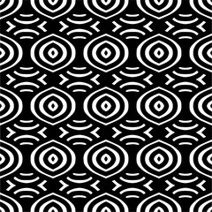 White background with black pattern. Seamless texture for fashion, textile design,  on wall paper, wrapping paper, fabrics and home decor. Simple repeat pattern.