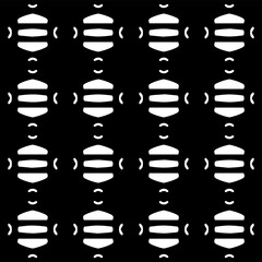 White background with black pattern. Seamless texture for fashion, textile design,  on wall paper, wrapping paper, fabrics and home decor. Simple repeat pattern.